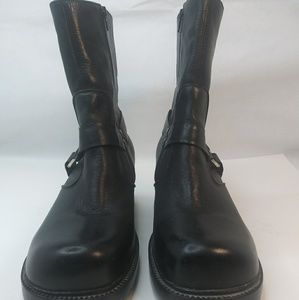 Vintage Durango motorcycle boots black